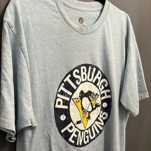 NHL Blue Short Sleeve Tee Pittsburgh Penguins